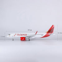 Thumbnail for Avianca Airlines Airbus A330 (Special Edition 47CM) Airplane Model