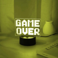 Thumbnail for GAME Over Visual Atmosphere Designed Night Lamp