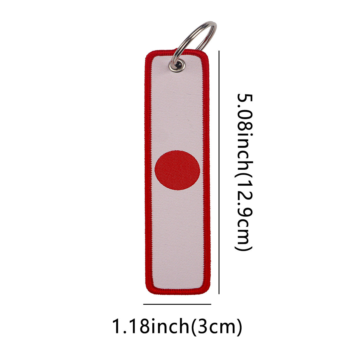 Japan Flag Designed Key Chains