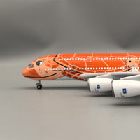 Thumbnail for Air Japan ANA Orange Sea Turtle Airbus A380 Airplane Model (1/160 Scale)
