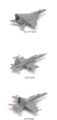 Thumbnail for Airplane Assembly Model Puzzle Building Mini Plastic Military Random color Model