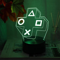 Thumbnail for 3D Gaming Cross Button Designed Night Lamp