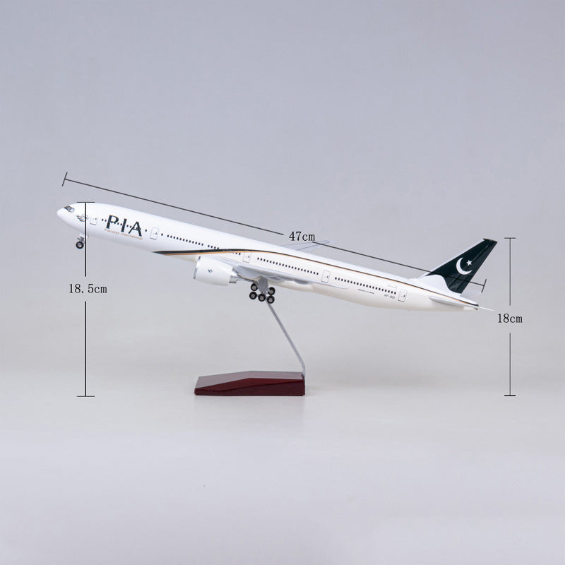 Pakistan Airlines Boeing 777 Airplane Model (1/157 Scale)