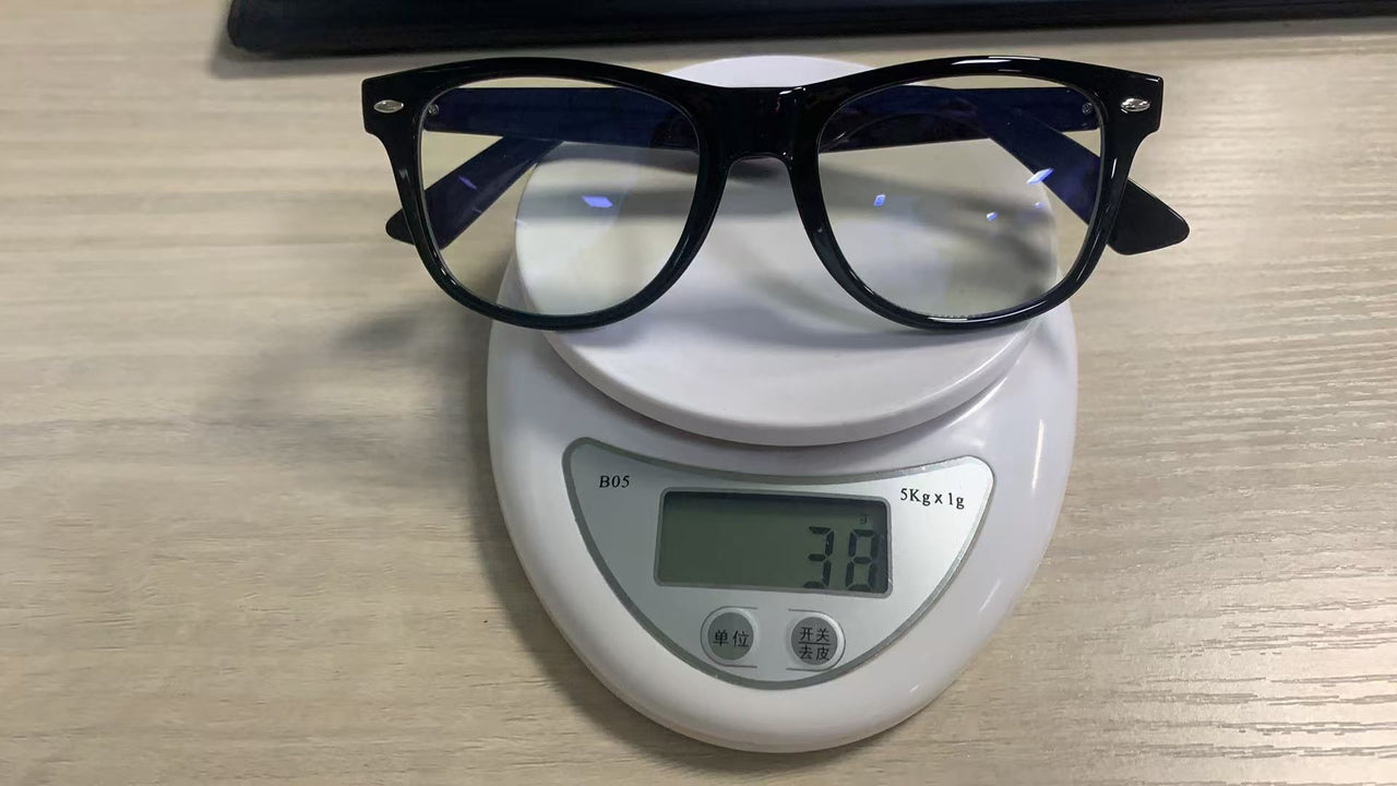 Stylish Women's Smart Glasses L3: Anti-Blue Light, Music, Voice Assistant & Easy Touch Control