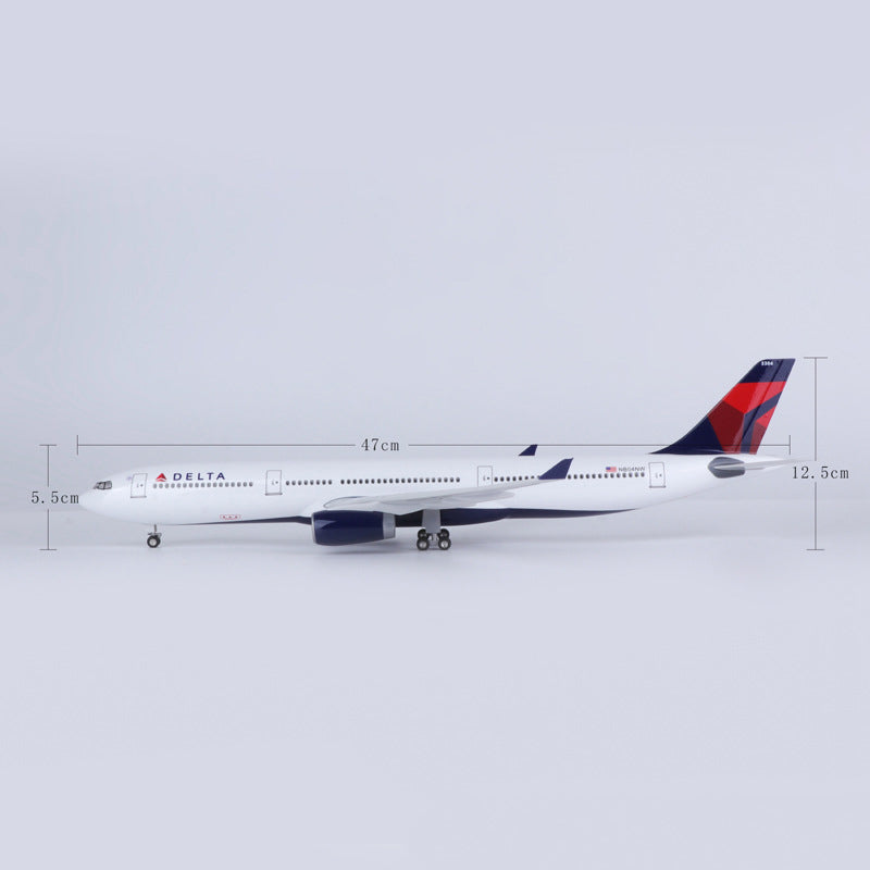 Delta Airlines Airbus A330 (Special Edition 47CM) Airplane Model