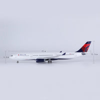 Thumbnail for Delta Airlines Airbus A330 (Special Edition 47CM) Airplane Model