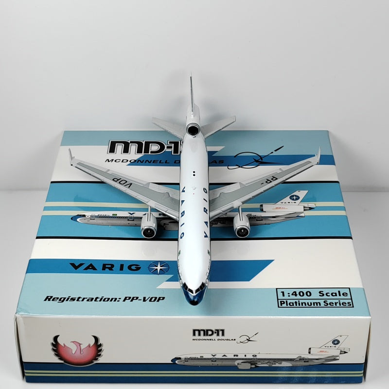 Rio Grande Airlines McDonnell DouglasANK MD-11 PP-VOP Airplane Model (1/400 Scale)