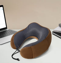 Thumbnail for U Shaped Memory Foam Neck Pillow For Travel Cervical Healthcare