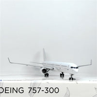 Thumbnail for White Boeing B757-300 Airplane Model (1:400 Scale)