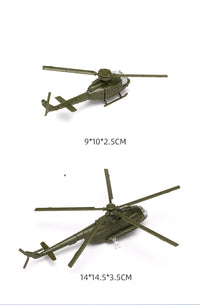 Thumbnail for Airplane Assembly Model Puzzle Building Mini Plastic Military Random color Model