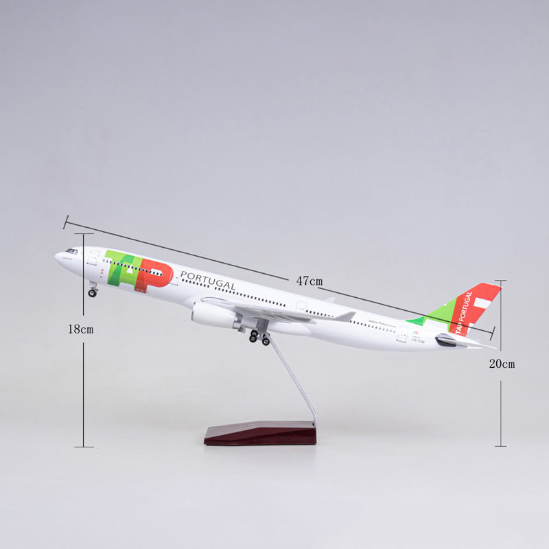Portugal Airlines Airbus A330 (Special Edition 47CM) Airplane Model