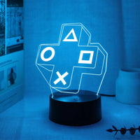 Thumbnail for 3D Gaming Cross Button Designed Night Lamp