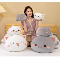 Thumbnail for 40-70cm Kawaii Climbing Peach Cat Plush Doll