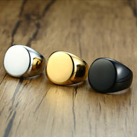 Thumbnail for Your Custom Design & Image & Logo & Text Design  20MM Stainless Steel (2) Circular Ring