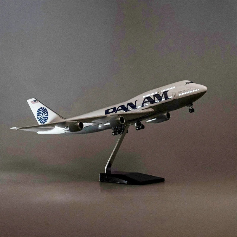 PAN AM Arabia Boeing 747 Airplane Model (1/160 Scale - 47CM)