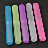 Thumbnail for Portable Travel Hiking Camping Toothbrush Holder Case Tube Protect Cover Box Bathroom Toothbrush Holder