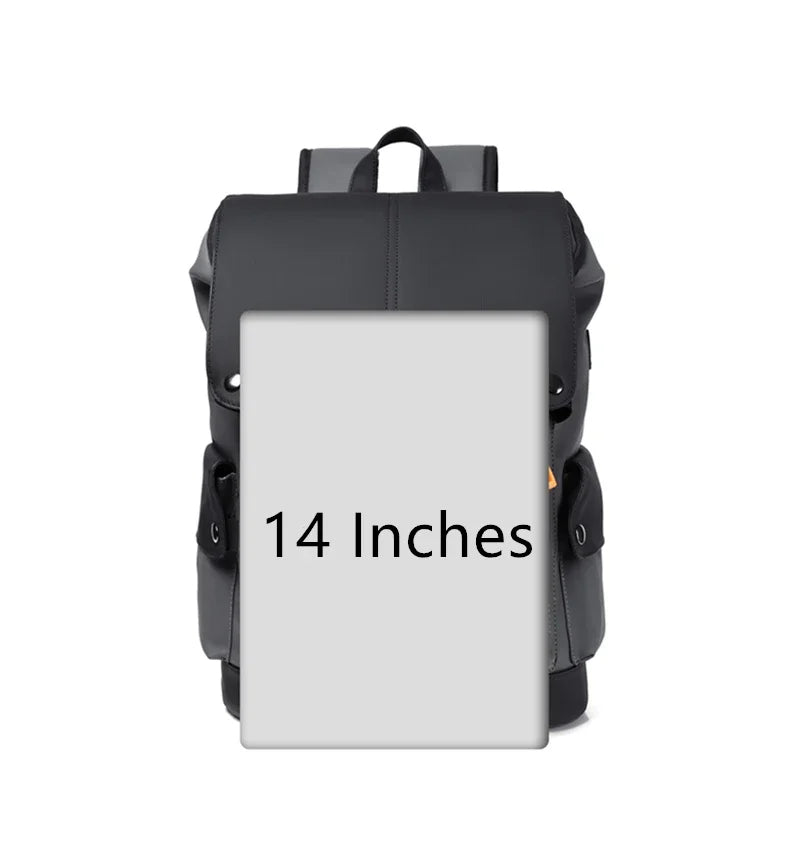 Large High Quality PU Leather Waterproof  Backpack