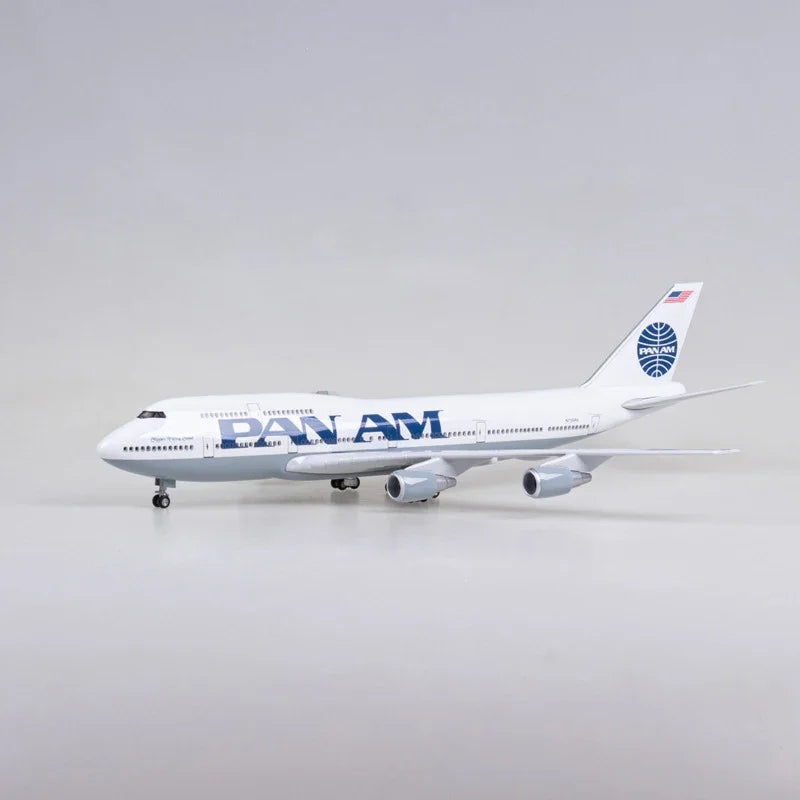 PAN AM Arabia Boeing 747 Airplane Model (1/160 Scale - 47CM)