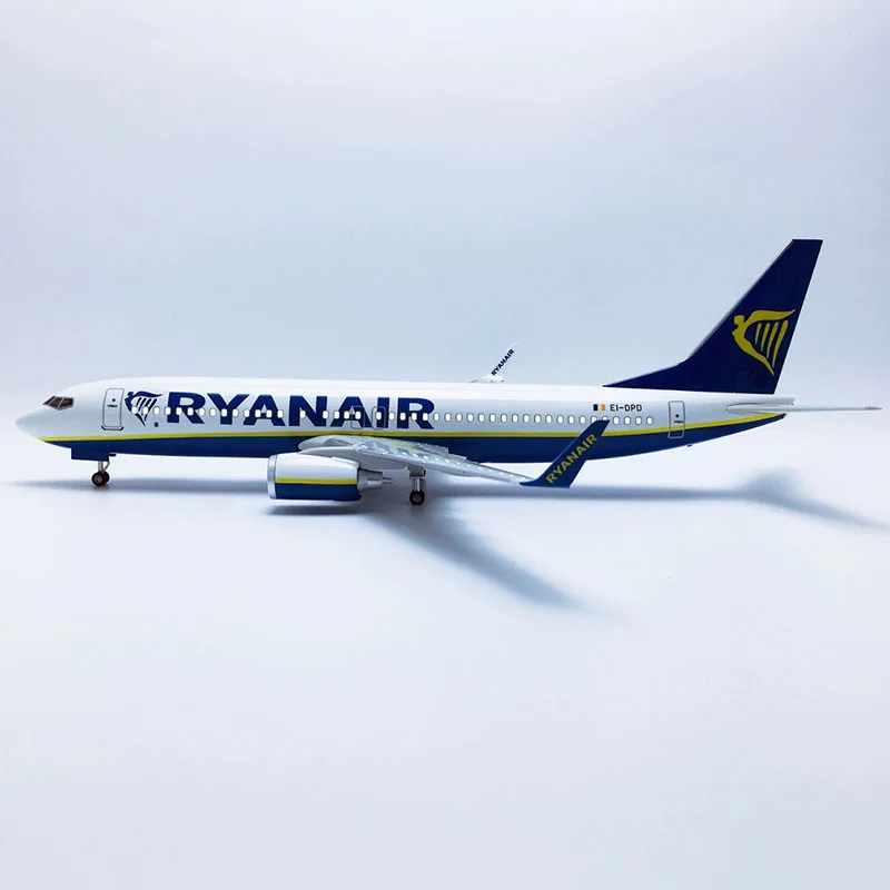 RYANAIR Airlines Boeing 737-800 737NG Airplane Model (Special 47CM)