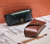 Thumbnail for Your Custom Design & Image & Logo & Text Design  Soft Leather Compression Resistant(2) Glasses Case