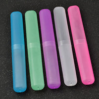 Thumbnail for Portable Travel Hiking Camping Toothbrush Holder Case Tube Protect Cover Box Bathroom Toothbrush Holder