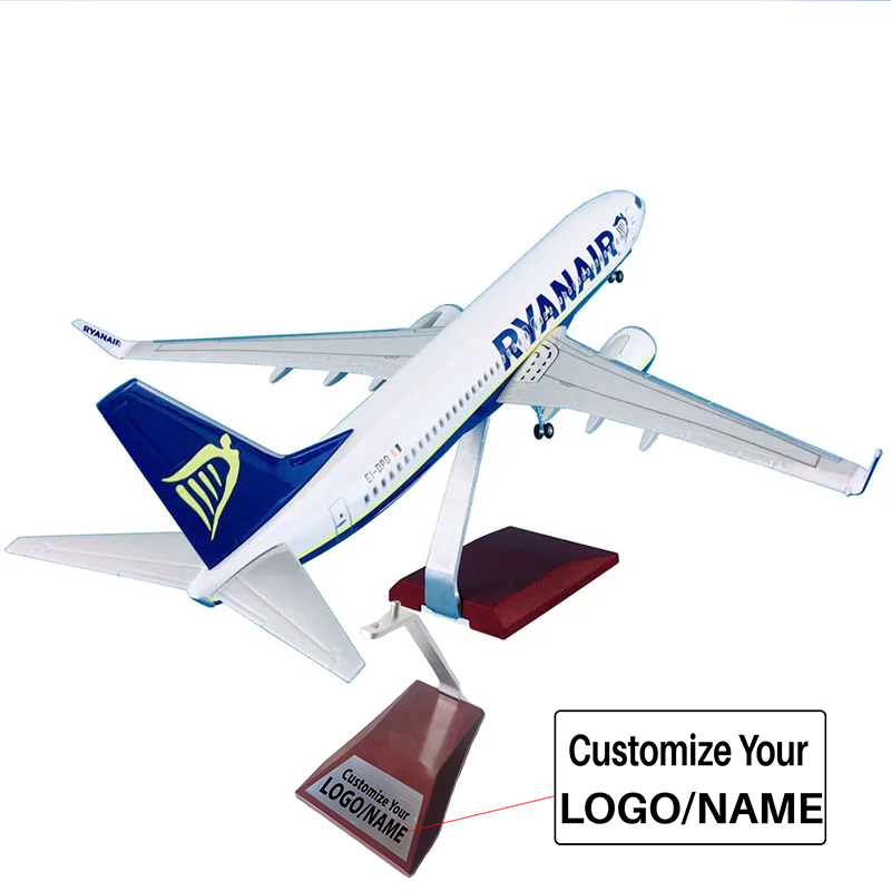 RYANAIR Airlines Boeing 737-800 737NG Airplane Model (Special 47CM)