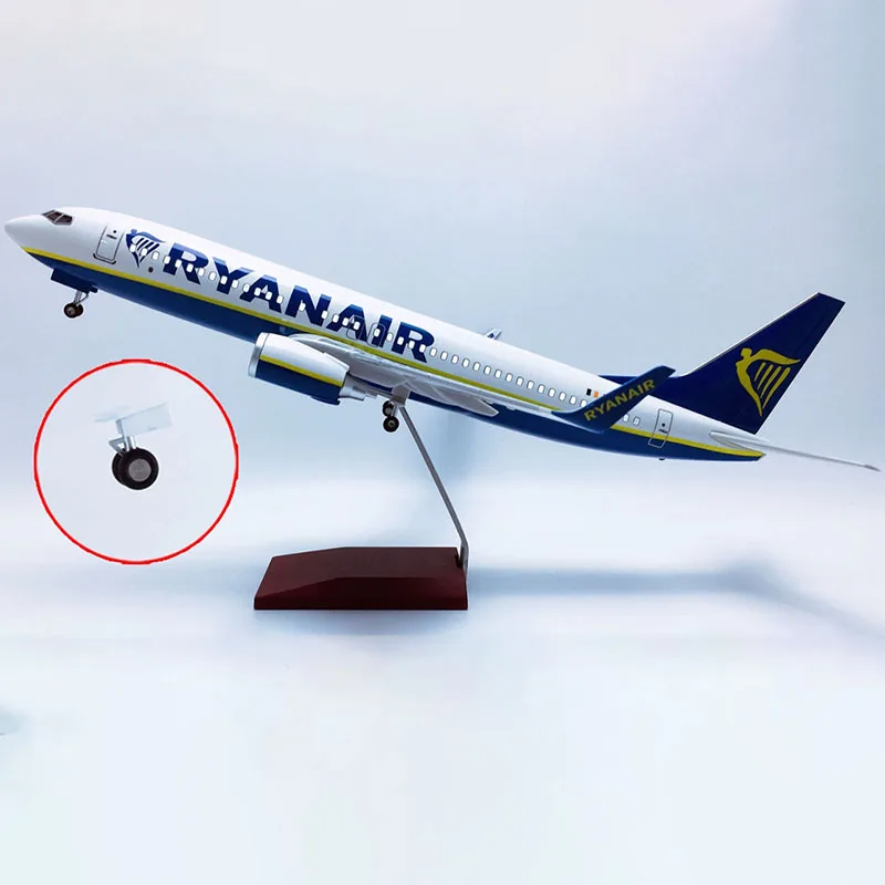 RYANAIR Airlines Boeing 737-800 737NG Airplane Model (Special 47CM)