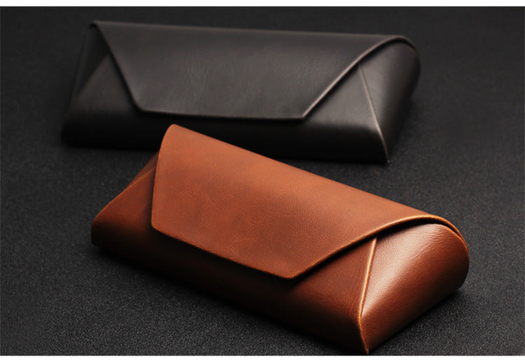 Your Custom Design & Image & Logo & Text Design High End Handmade Retro PU Leather (1) Glasses Case