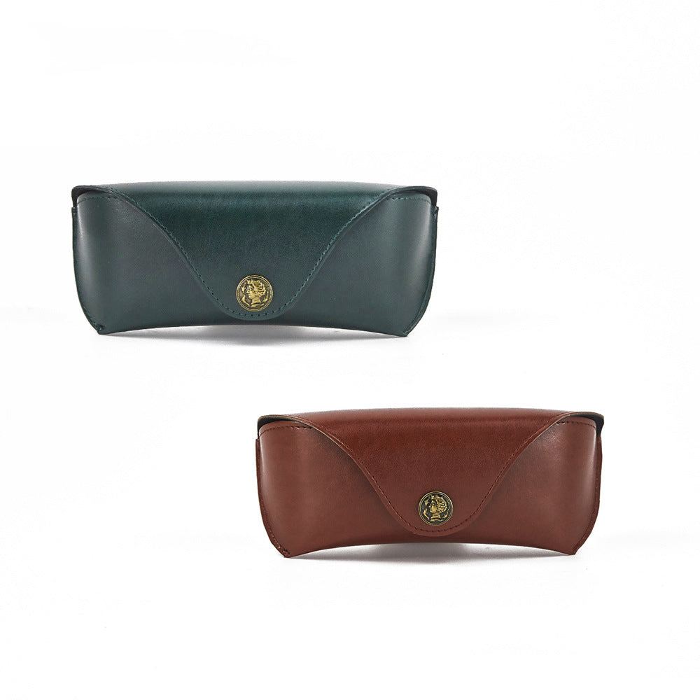 Your Custom Design & Image & Logo & Text Design  Soft Leather Compression Resistant(2) Glasses Case