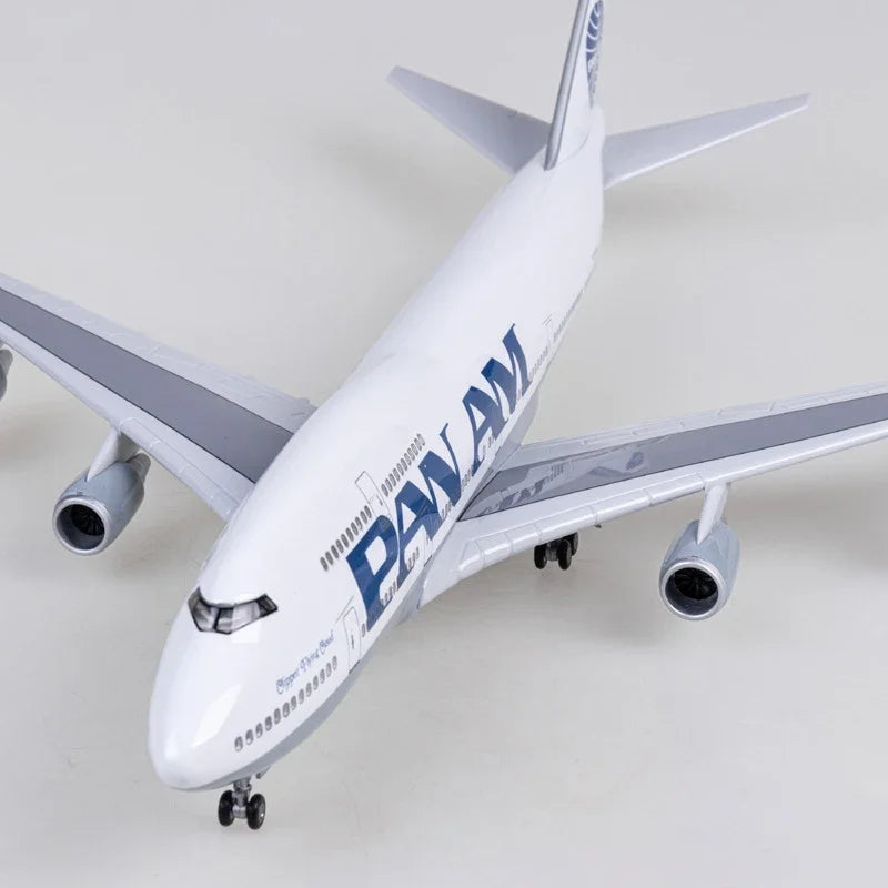 PAN AM Arabia Boeing 747 Airplane Model (1/160 Scale - 47CM)