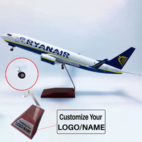 Thumbnail for RYANAIR Airlines Boeing 737-800 737NG Airplane Model (Special 47CM)