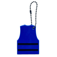 Thumbnail for Safety Vest Shaped Reflective Keychain Luminous Key Rings