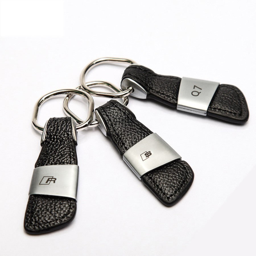 Your Custom Design & Image & Logo & Text Design  Genuine Leather Car(1) Key Chain