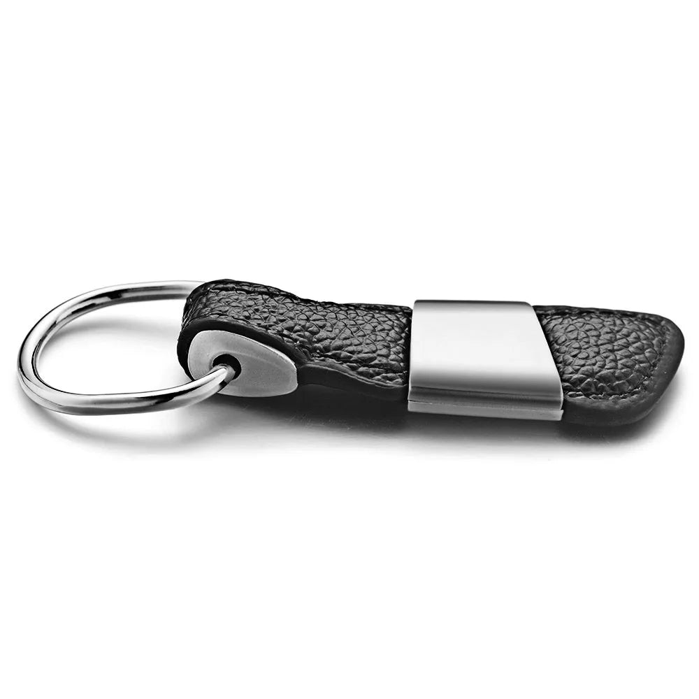 Your Custom Design & Image & Logo & Text Design  Genuine Leather Car(1) Key Chain