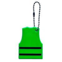 Thumbnail for Safety Vest Shaped Reflective Keychain Luminous Key Rings