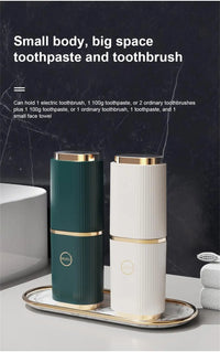 Thumbnail for Multifunctional Plastic Toothbrush Storage Case For Outdoor Travel Household Storage Cup