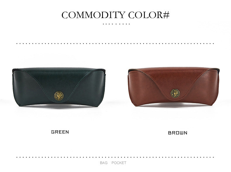 Your Custom Design & Image & Logo & Text Design  Soft Leather Compression Resistant(2) Glasses Case