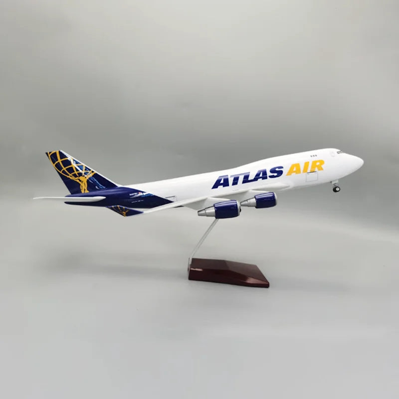 ATLAS AIR Boeing 747 Airplane Model (1/160 Scale - 47CM) - view 12
