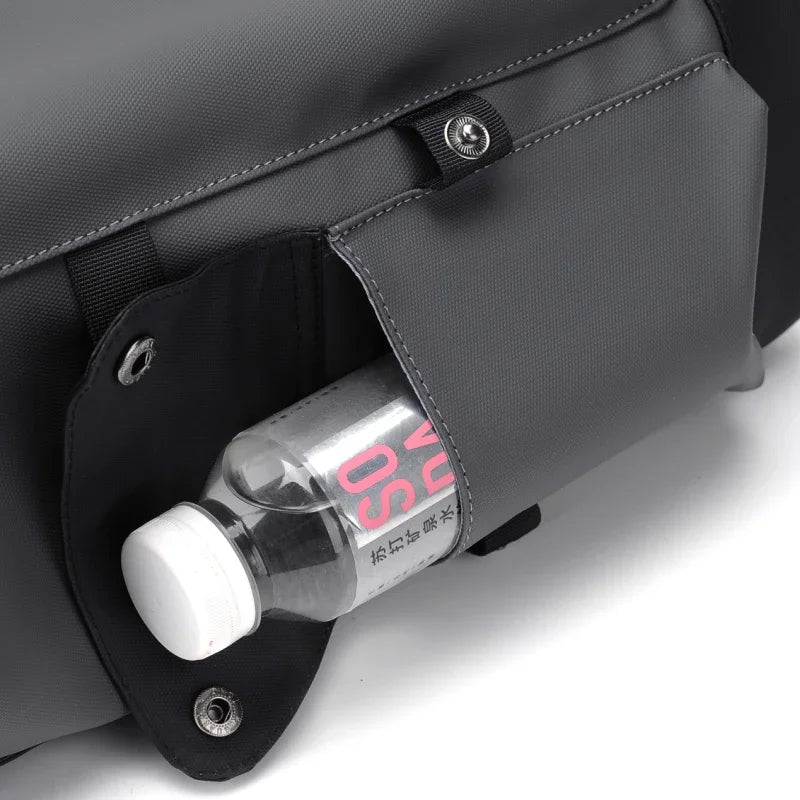 Large High Quality PU Leather Waterproof  Backpack