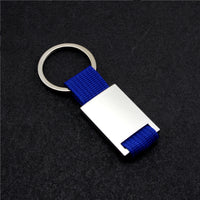 Thumbnail for Your Custom Design & Image & Logo & Text Design  Metal Woven Leather(2)Key Chains