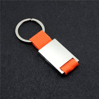 Thumbnail for Your Custom Design & Image & Logo & Text Design  Metal Woven Leather(2)Key Chains