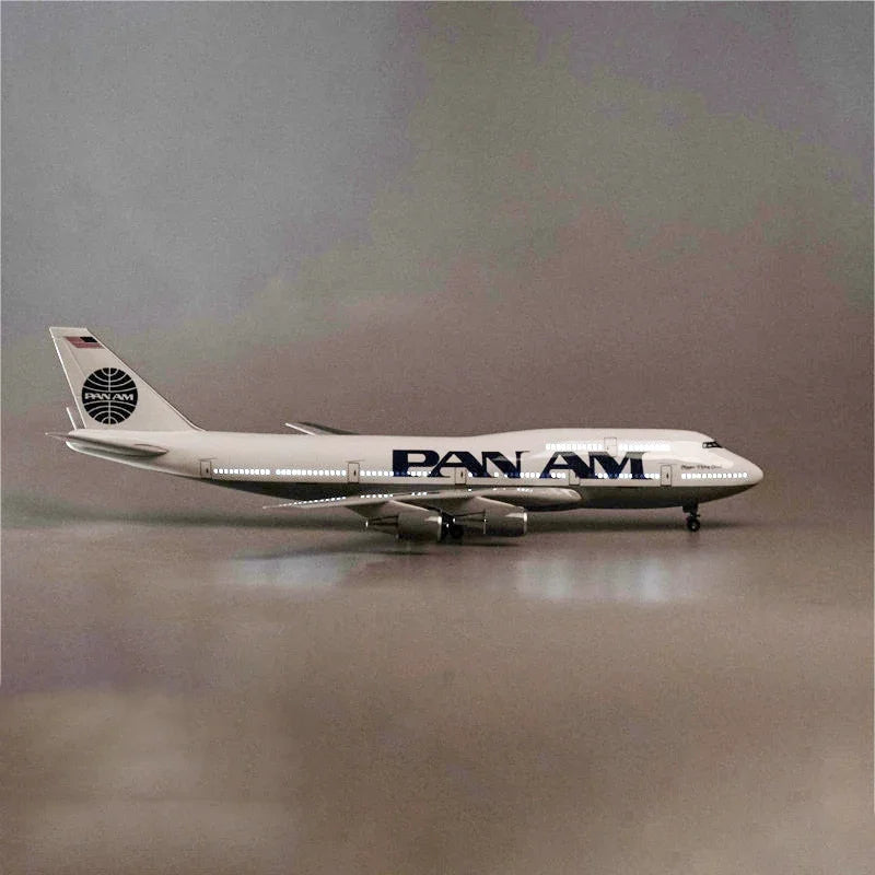 PAN AM Arabia Boeing 747 Airplane Model (1/160 Scale - 47CM)