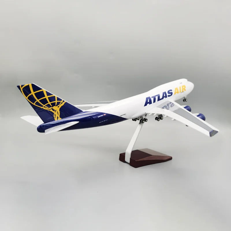 ATLAS AIR Boeing 747 Airplane Model (1/160 Scale - 47CM) - view 15