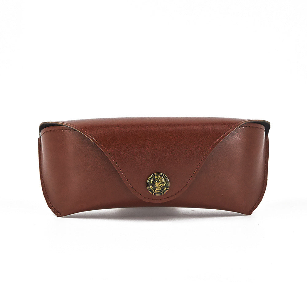 Your Custom Design & Image & Logo & Text Design  Soft Leather Compression Resistant(2) Glasses Case