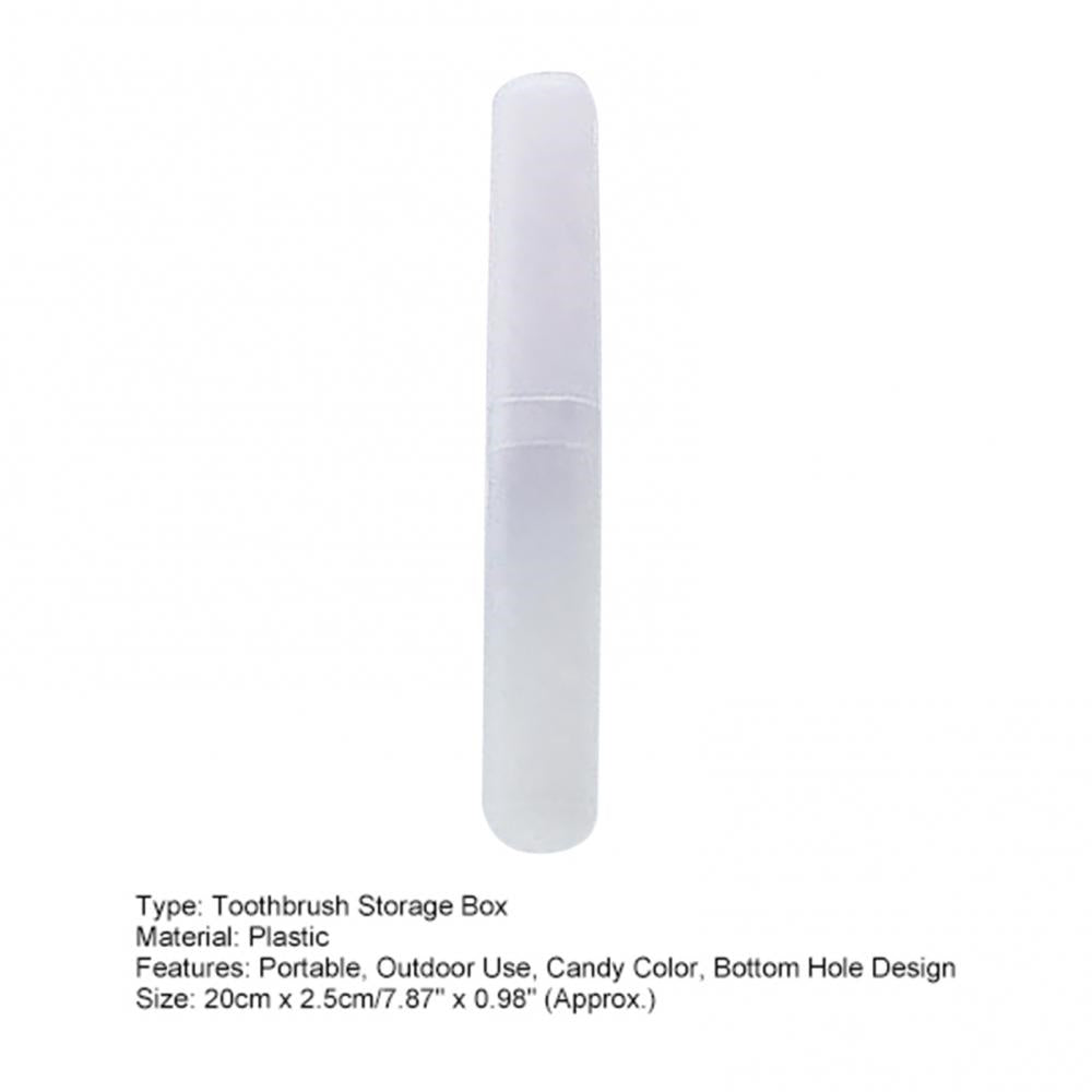 Portable Travel Hiking Camping Toothbrush Holder Case Tube Protect Cover Box Bathroom Toothbrush Holder