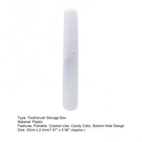 Thumbnail for Portable Travel Hiking Camping Toothbrush Holder Case Tube Protect Cover Box Bathroom Toothbrush Holder