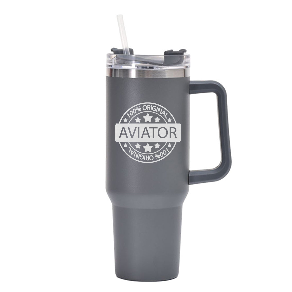 %100 Original Aviator Designed 40oz Stainless Steel Car Mug With Holder