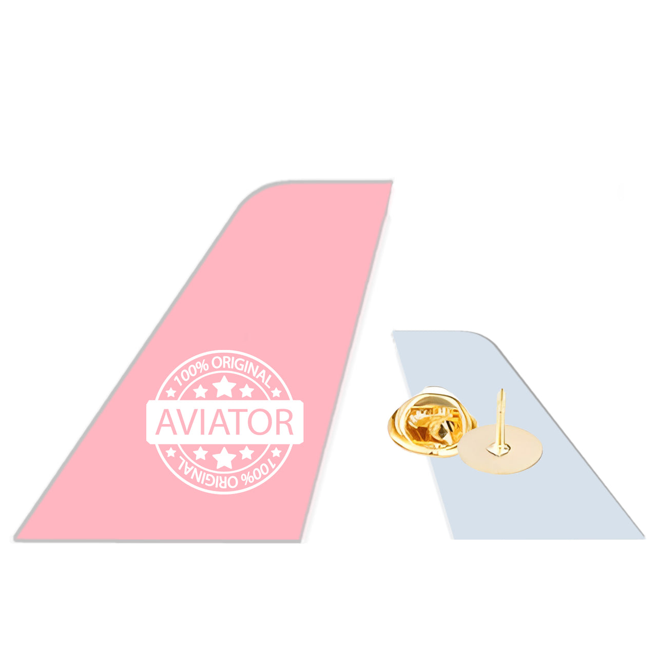 %100 Original Aviator Designed Tail Shape Badges & Pins