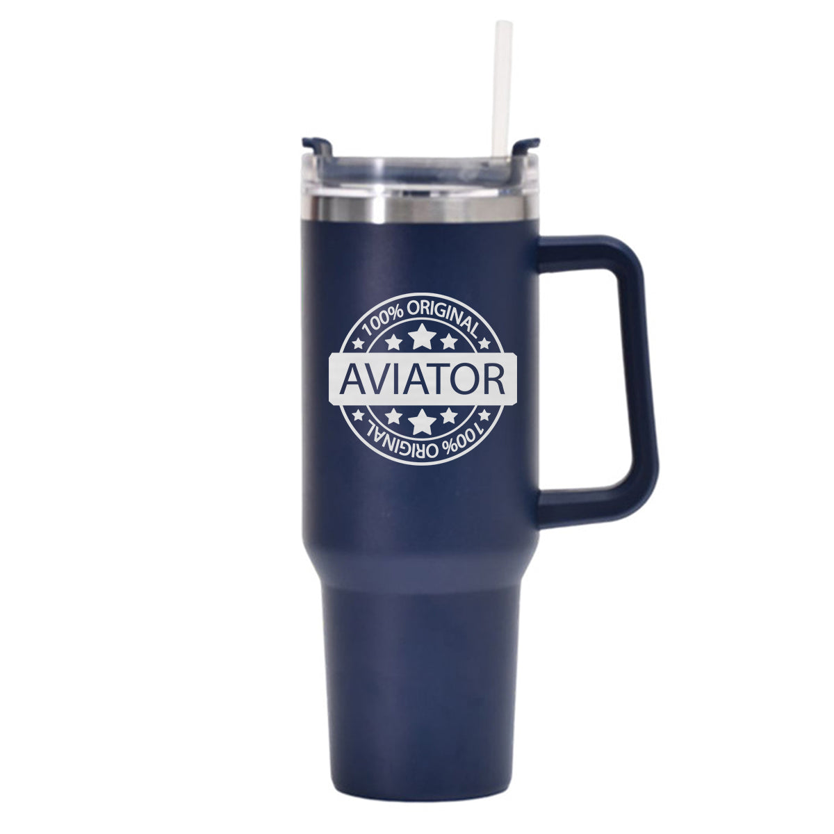 %100 Original Aviator Designed 40oz Stainless Steel Car Mug With Holder