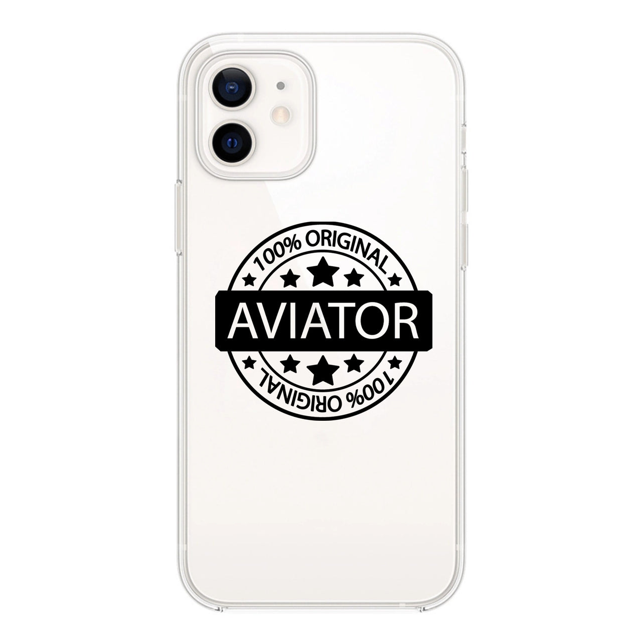 100 Original Aviator Designed Transparent Silicone iPhone Cases
